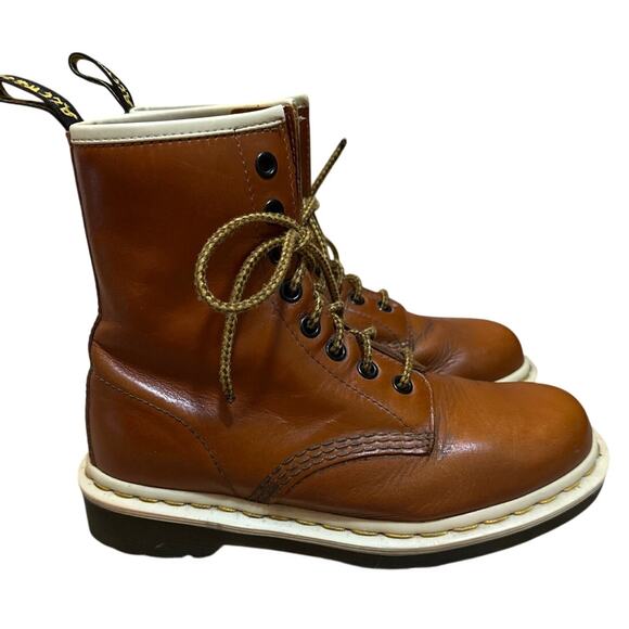 Dr Martens 1460 Analine Oak Brown Lace Up Boots Size M5 W6 main image 4